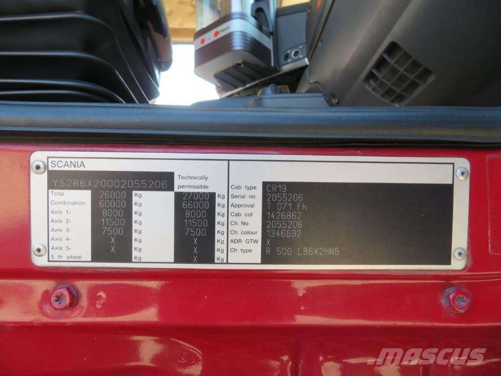 SCANIA R500 6X2 HIGLINE EURO 5 TIL SALG - Photo 9